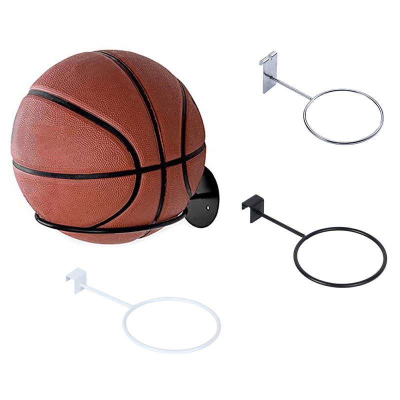 Tech Room Accessories - Wall Mounted Basketball Storage Rack Iron
