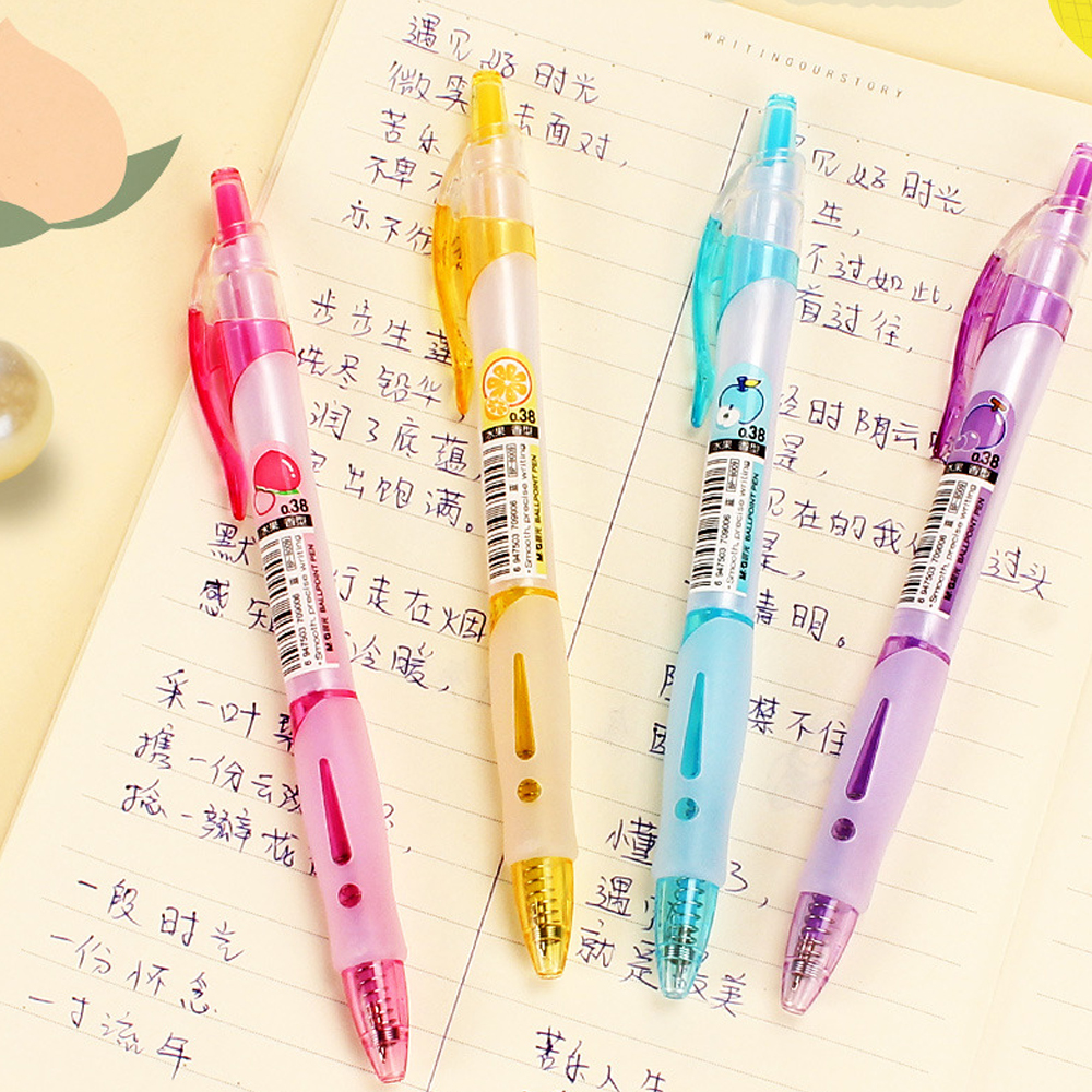 Tech Office Accessories - Fruit Flavored Retractable Ball Pen 0.38
