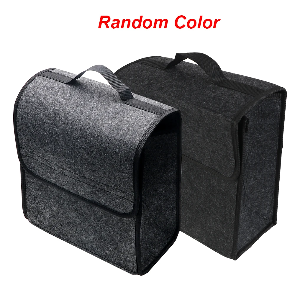 Tech Accessories Bag - KKJOY Felt Car Trunk Organizer Folding