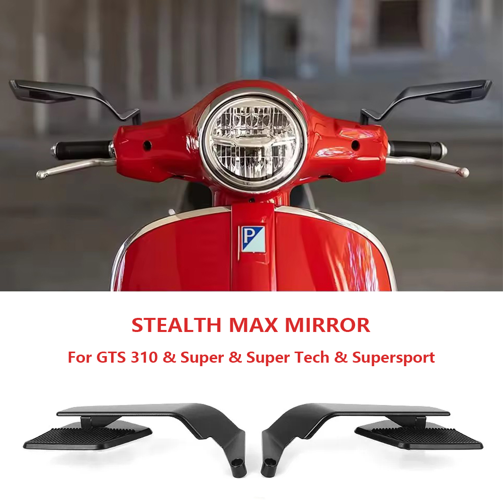 Universal Tech Accessories - Motorcycle Anti-glare Side Mirror For Vespa