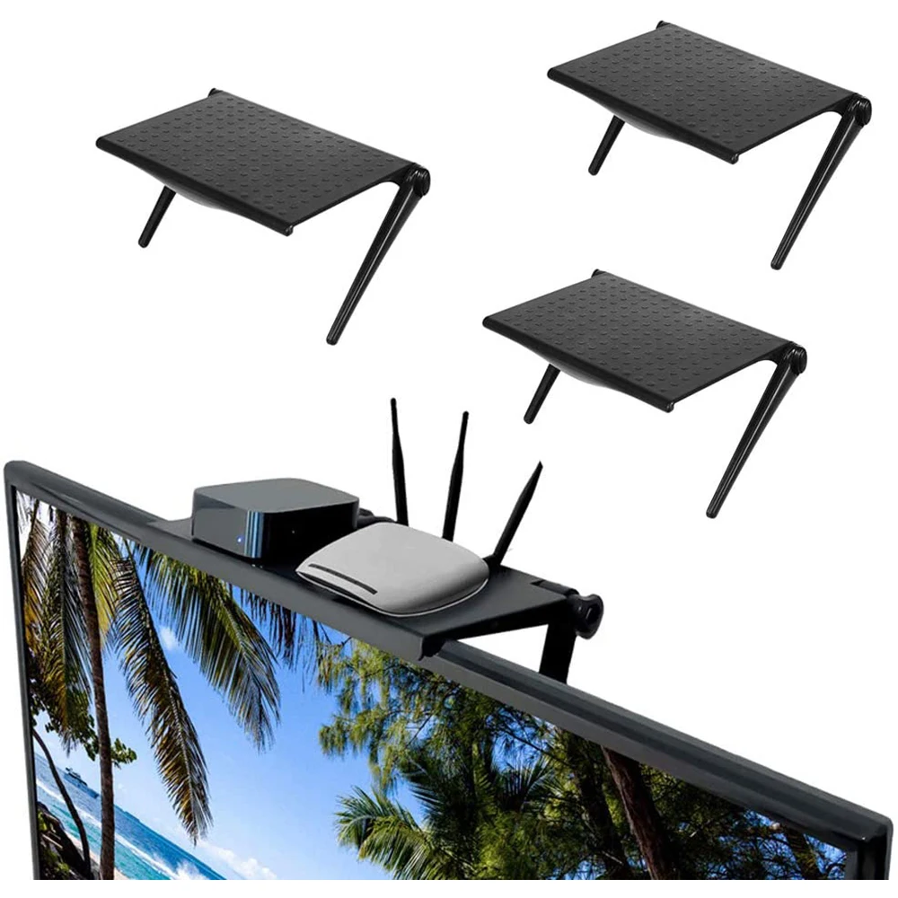 Tech Room Accessories - Computer Monitor TV Screen Rack Top