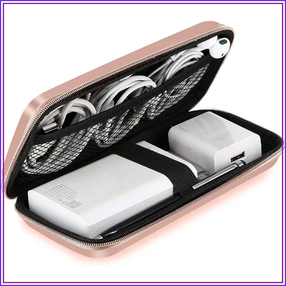 Tech Accessories Case - Travel Essential Electronics Organizer Pouch Charger