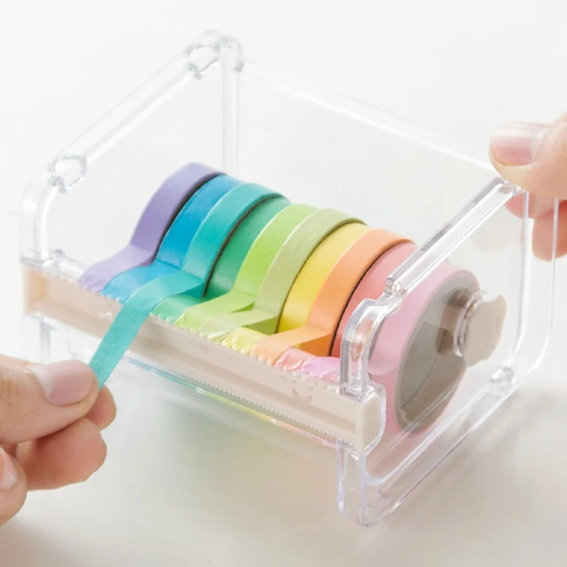 Tech Office Accessories - All-in-One Masking Tape Cutter & Storage