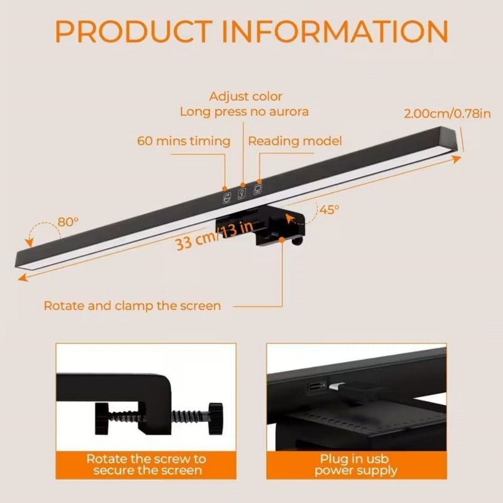 LED Screen Light Bar Computer  - Monitor Light Bar review and price