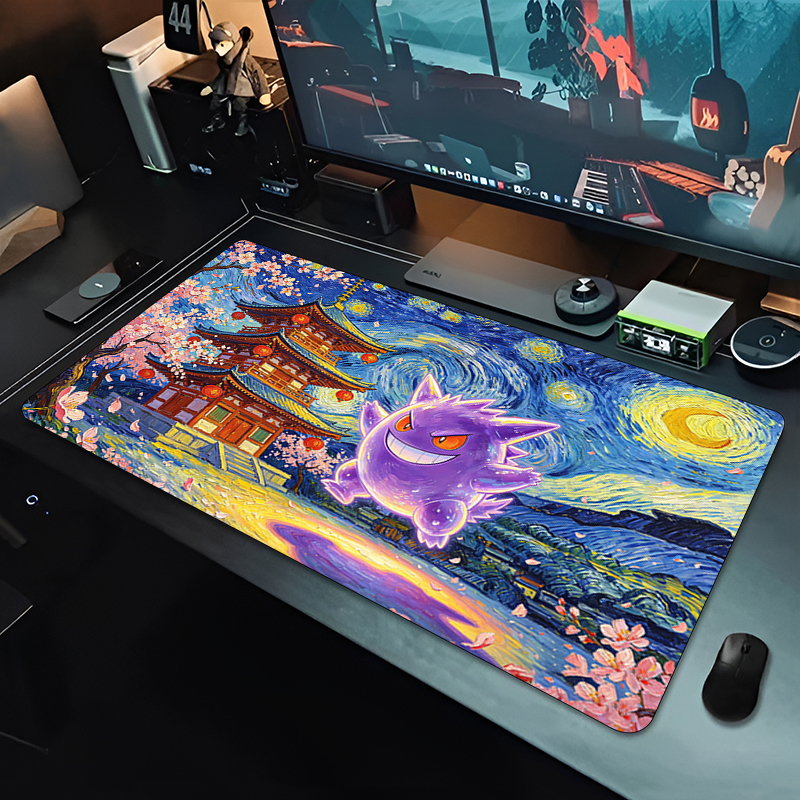 Anime Mouse Pad Pokemon Gengar - Tech Accessories Desk review and price