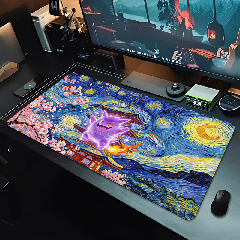 Anime Mouse Pad Pokemon Gengar - Tech Accessories Desk review and price