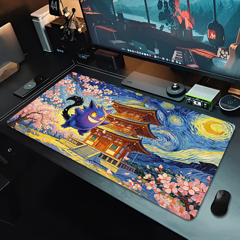 Anime Mouse Pad Pokemon Gengar - Tech Accessories Desk review and price