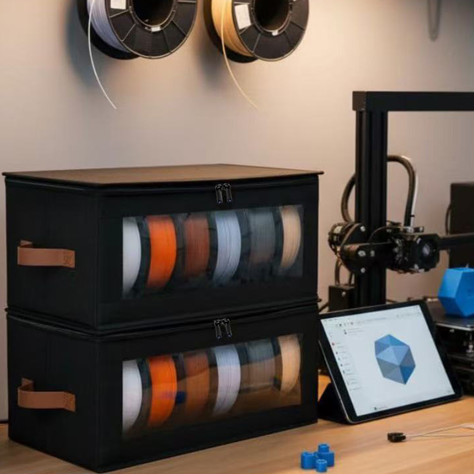1-10X 3D Printer Filament Stor - Tech Office Accessories review and price