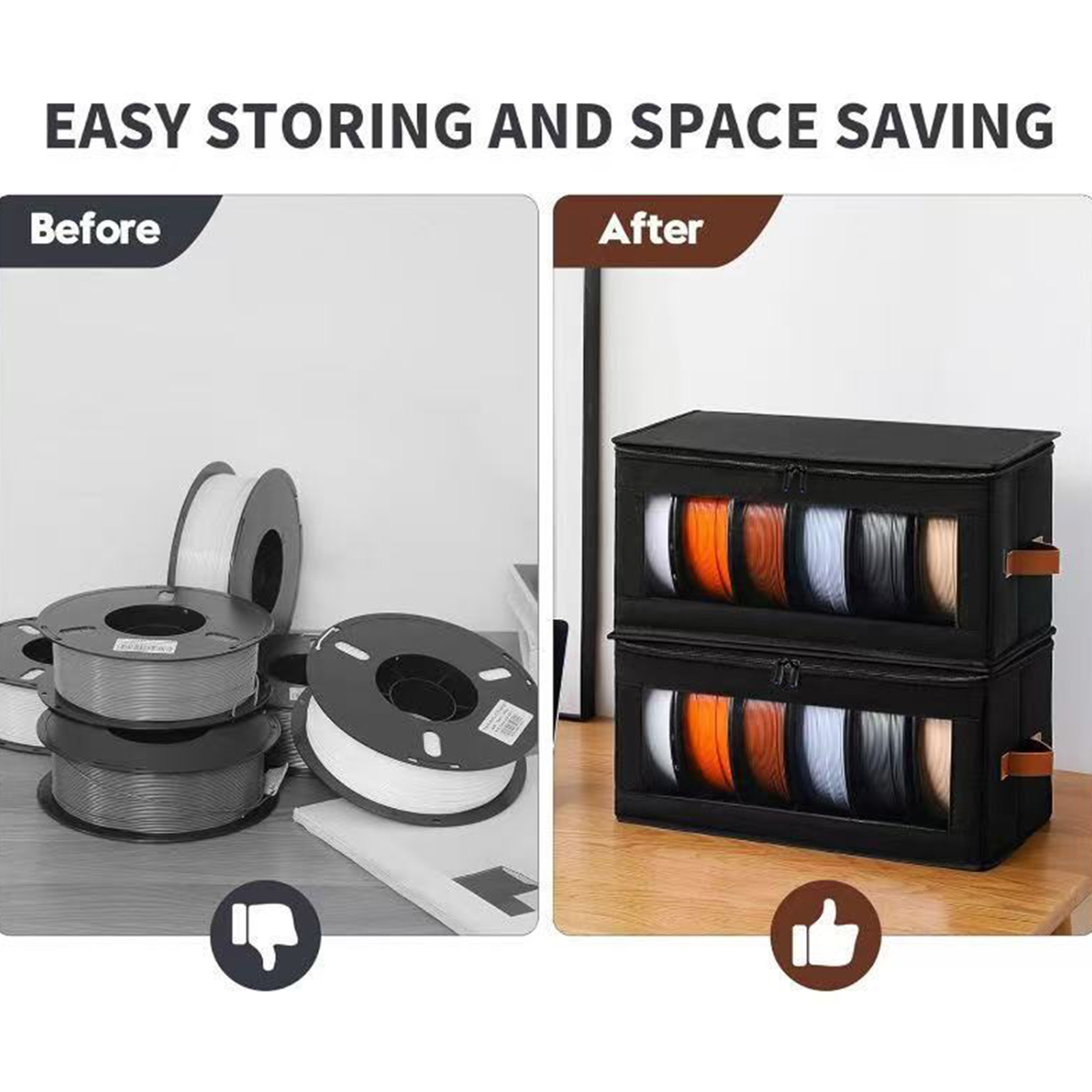 1-10X 3D Printer Filament Stor - Tech Office Accessories review and price