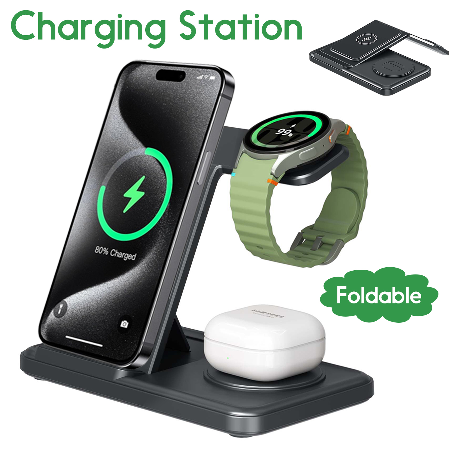 Desktop 3-in-1 Wireless Charge - Wireless Charger 3 In 1 review and price