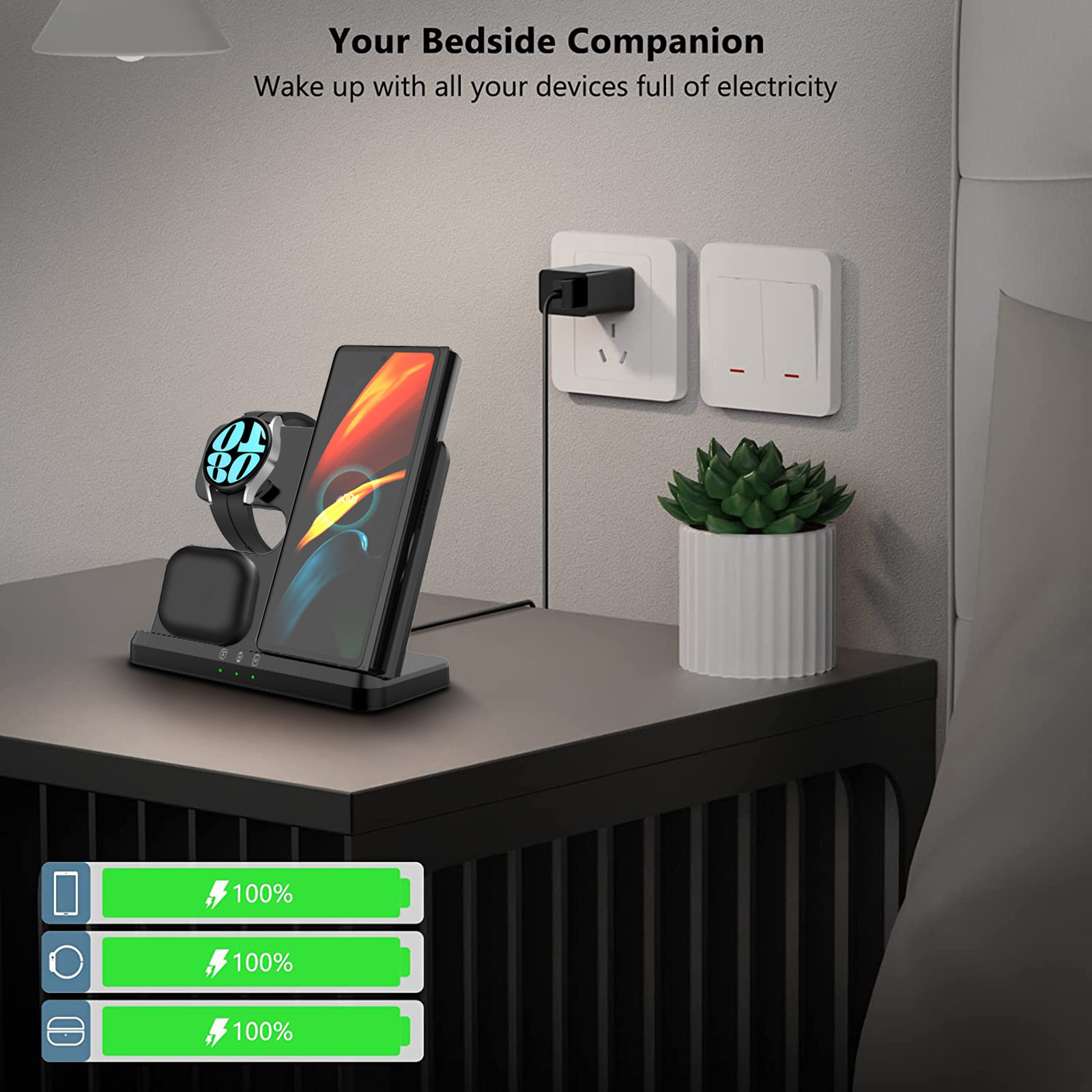 Wireless Charger 3 In 1 Stand  - Wireless Charger 3 In 1 review and price