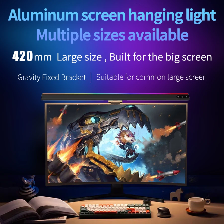 RGB Computer Monitor Light Int - Monitor Light Bar review and price