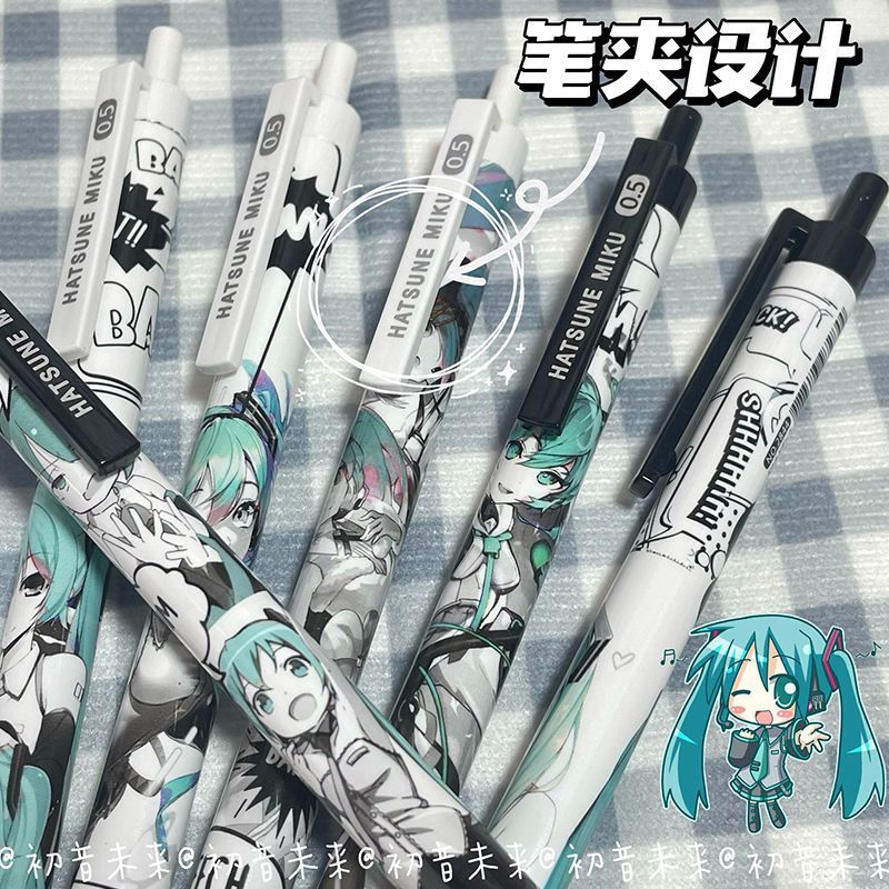 6Pcs/Set Hatsune Miku Black Ge - Tech Office Accessories review and price