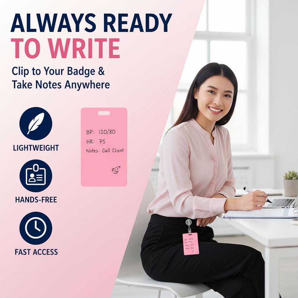 Portable Dry Erase Note Badge  - Tech Office Accessories review and price
