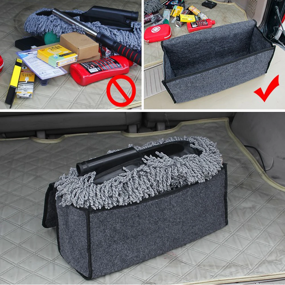 KKJOY Felt Car Trunk Organizer - Tech Accessories Bag review and price