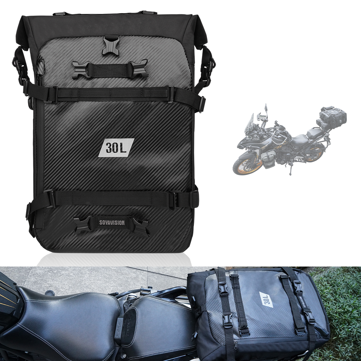Motorcycle Top Box Bag Waterpr - Tech Accessories Bag review and price