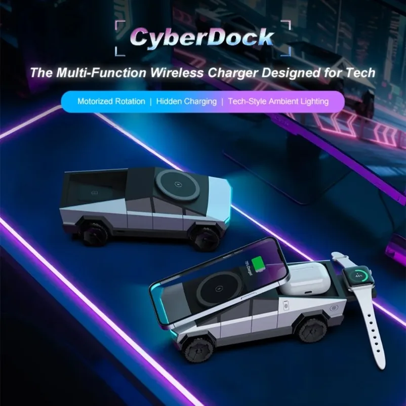 VIKEFON Desk Car Magnetic 3-in - Wireless Charger 3 In 1 review and price