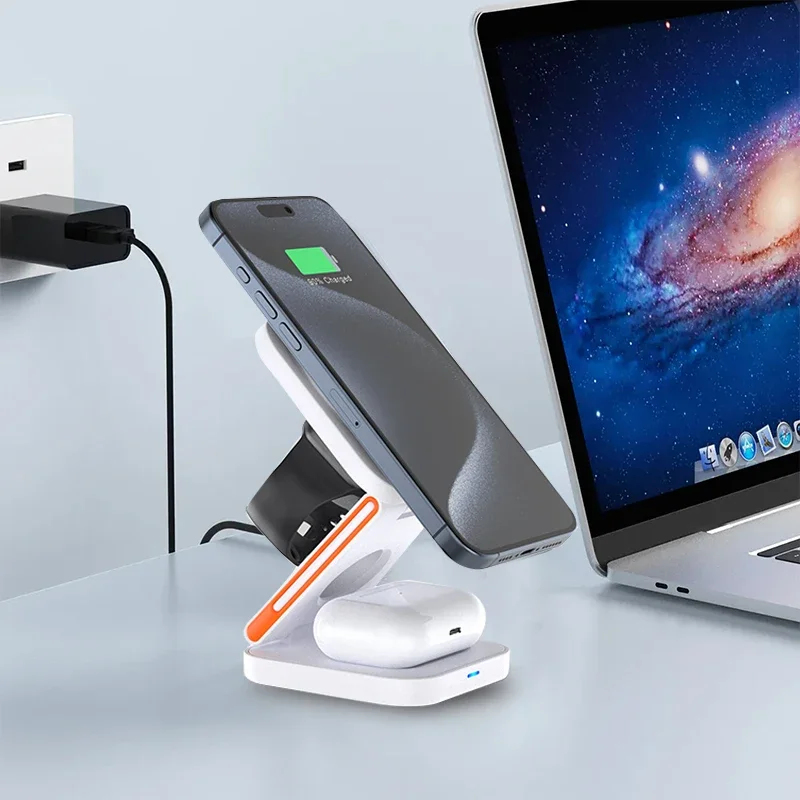 Fast Magnetic 3-in-1 Foldable  - Wireless Charger 3 In 1 review and price