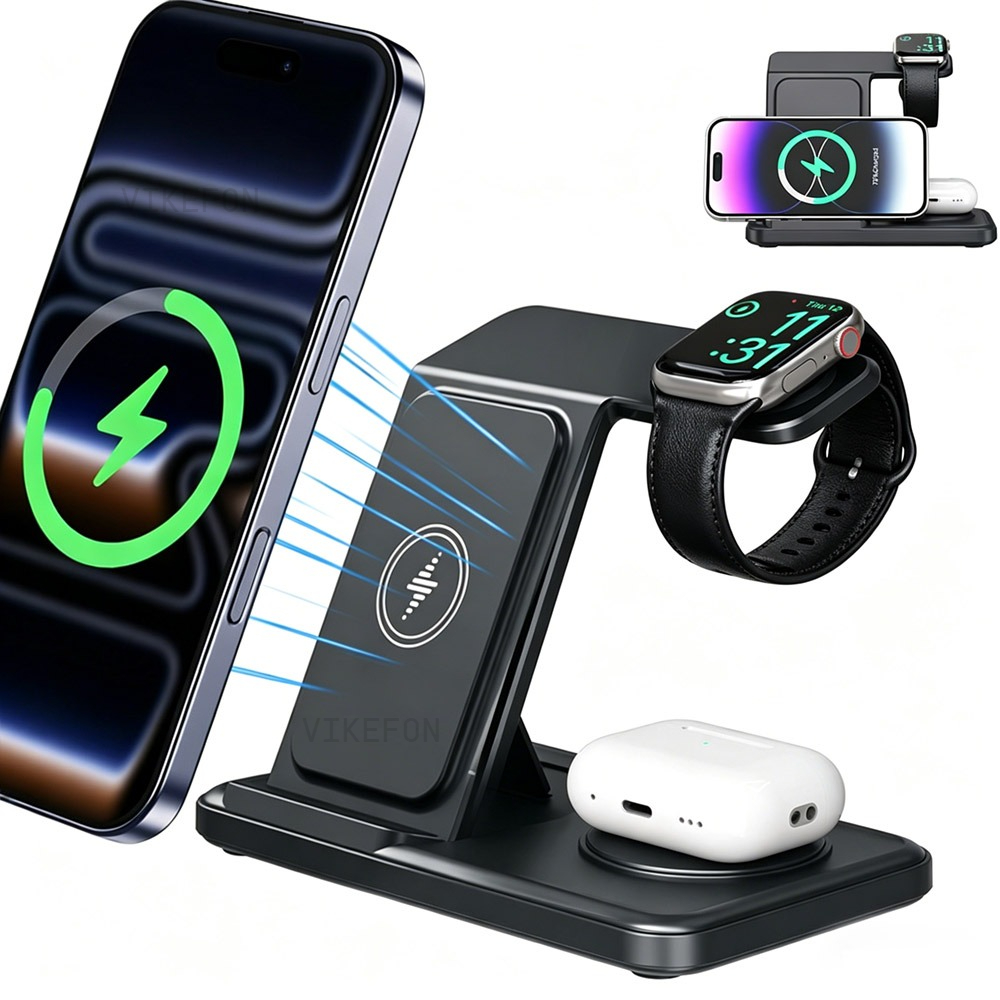Wireless 3 IN 1 Charger Stand  - Wireless Charger 3 In 1 review and price