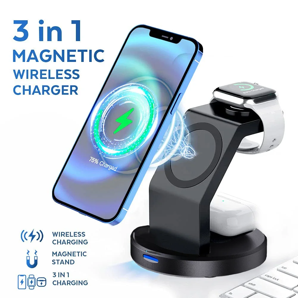 3 In 1 Magnetic Wireless Charg - Wireless Charger 3 In 1 review and price
