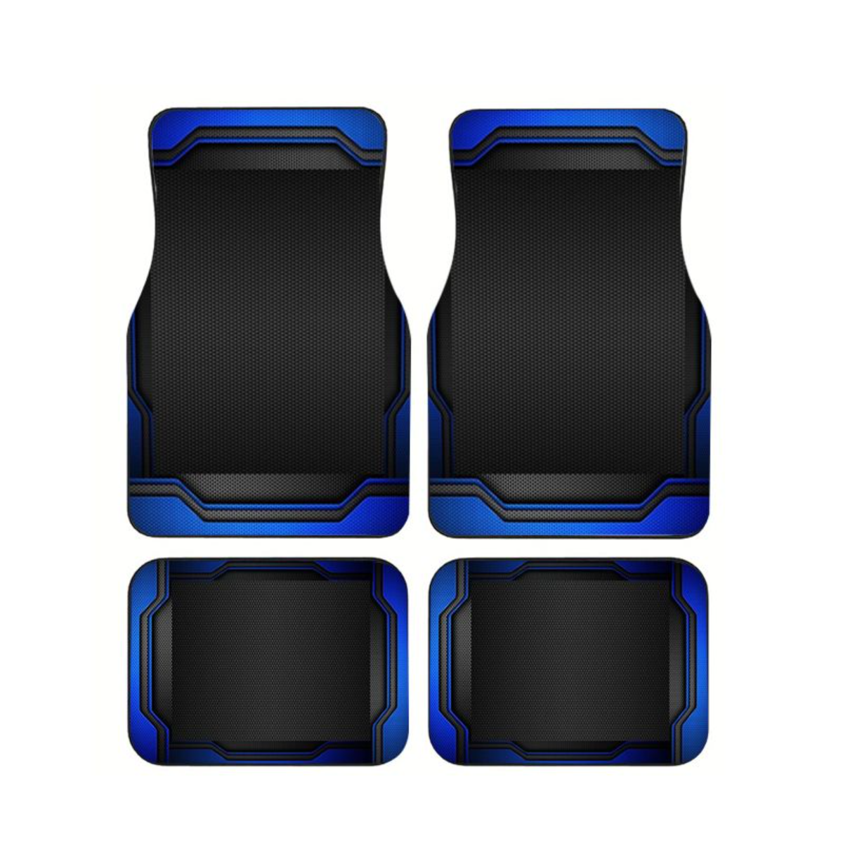 4pcs Blue Black Tech Geometric - Universal Tech Accessories review and price