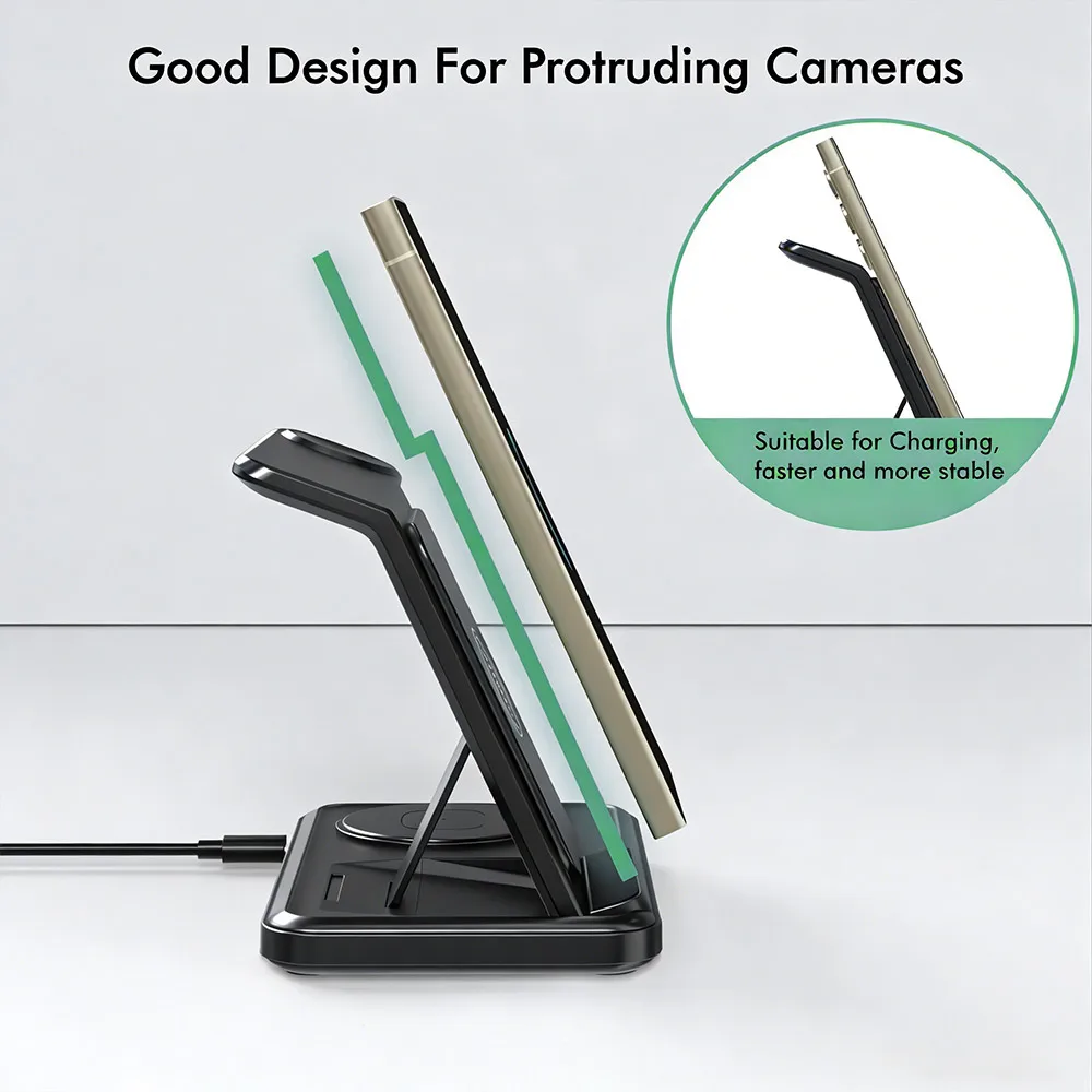3 IN 1 Wireless Charger Statio - Wireless Charger 3 In 1 review and price