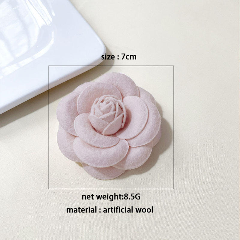Fabric Camellia Brooch High-en - Hi Tech Accessories review and price