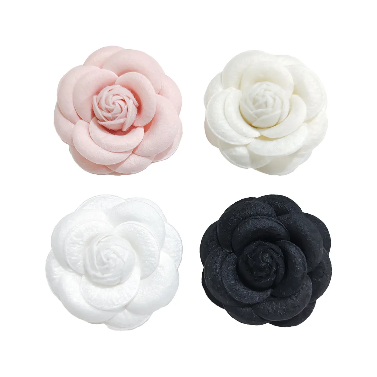 Fabric Camellia Brooch High-en - Hi Tech Accessories review and price