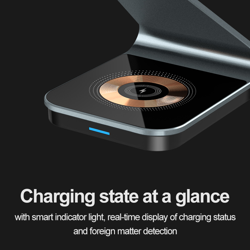 3 in 1 Transparent Magnetic Wi - Wireless Charger 3 In 1 review and price