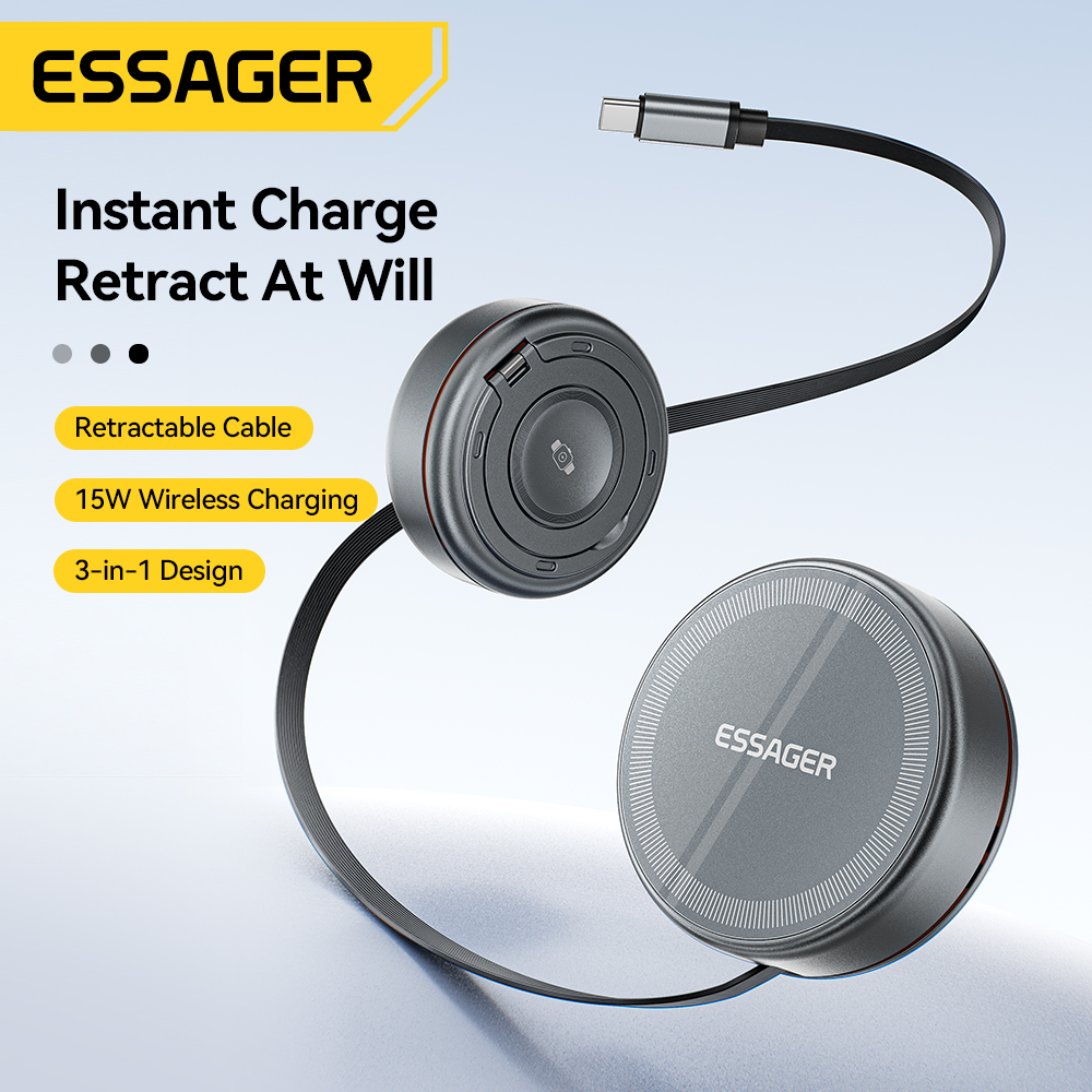 Essager 15W 3 in 1 Magnetic Wi - Wireless Charger 3 In 1 review and price