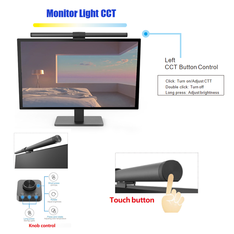 LED Monitor Light Bar controll - Monitor Light Bar review and price