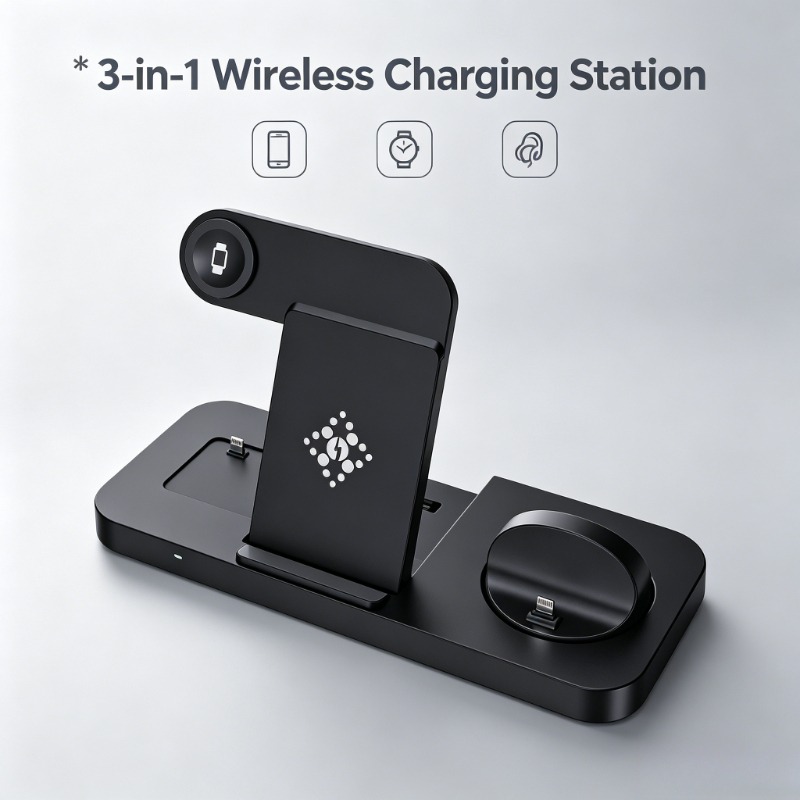 3 in 1 Wireless Charger Stand  - Wireless Charger 3 In 1 review and price