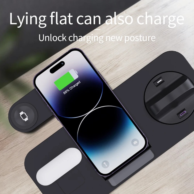 3 in 1 Wireless Charger Stand  - Wireless Charger 3 In 1 review and price