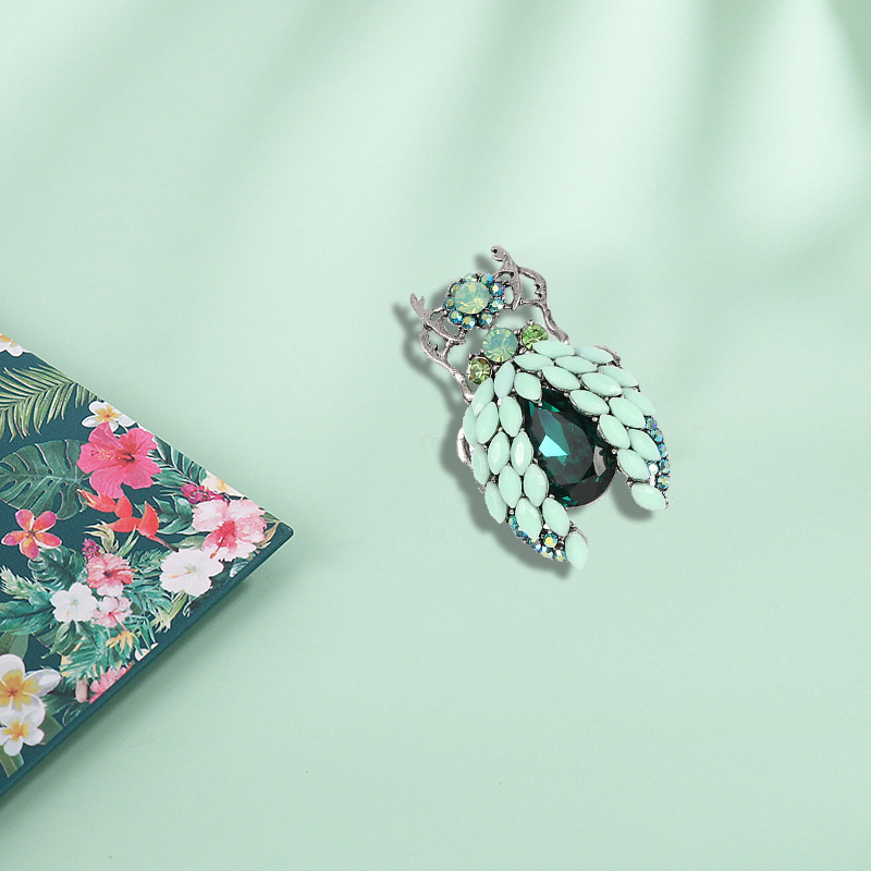 Insect style gemstone brooch,  - Hi Tech Accessories review and price