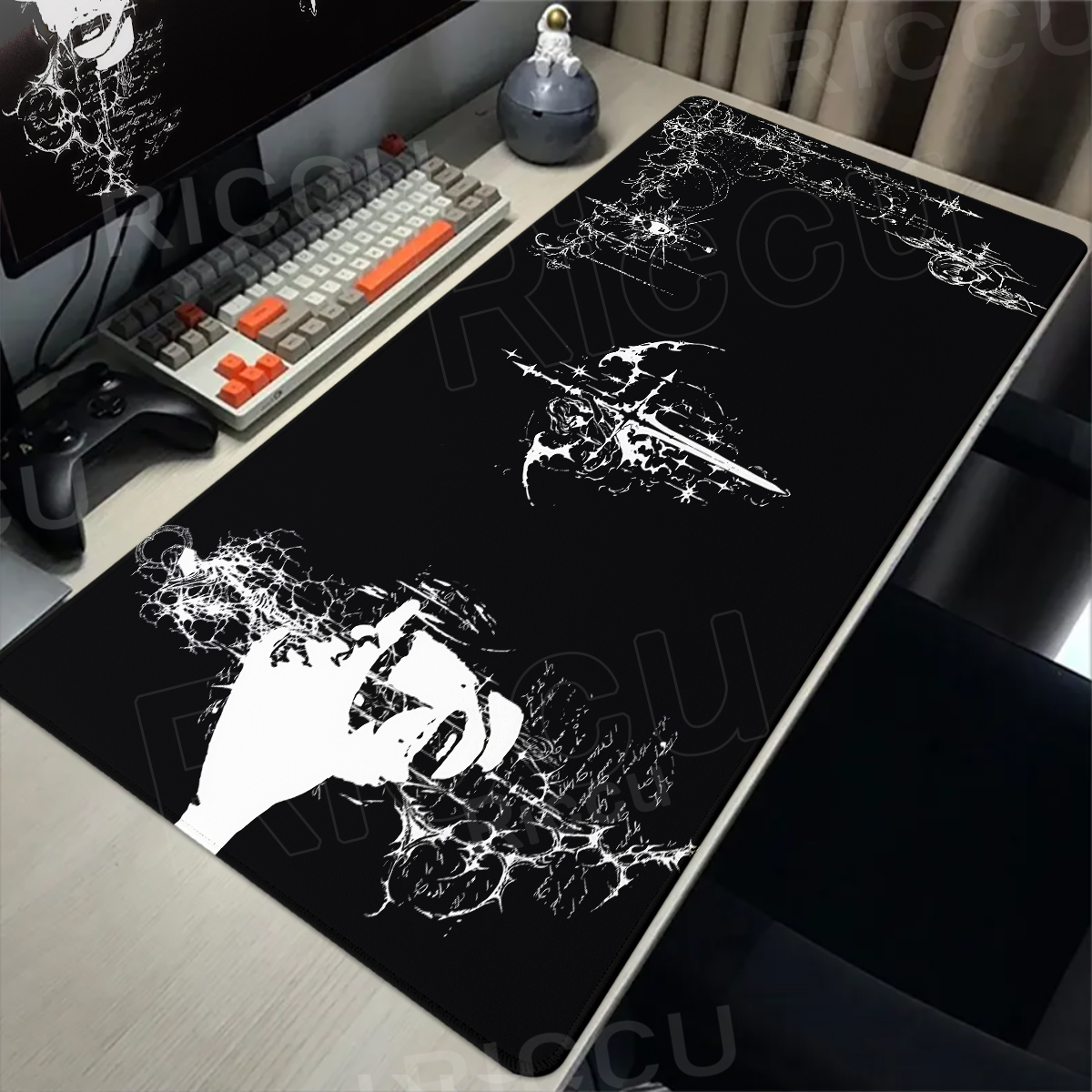 Cool Sword Art Desk Mat Large  - Tech Accessories Desk review and price