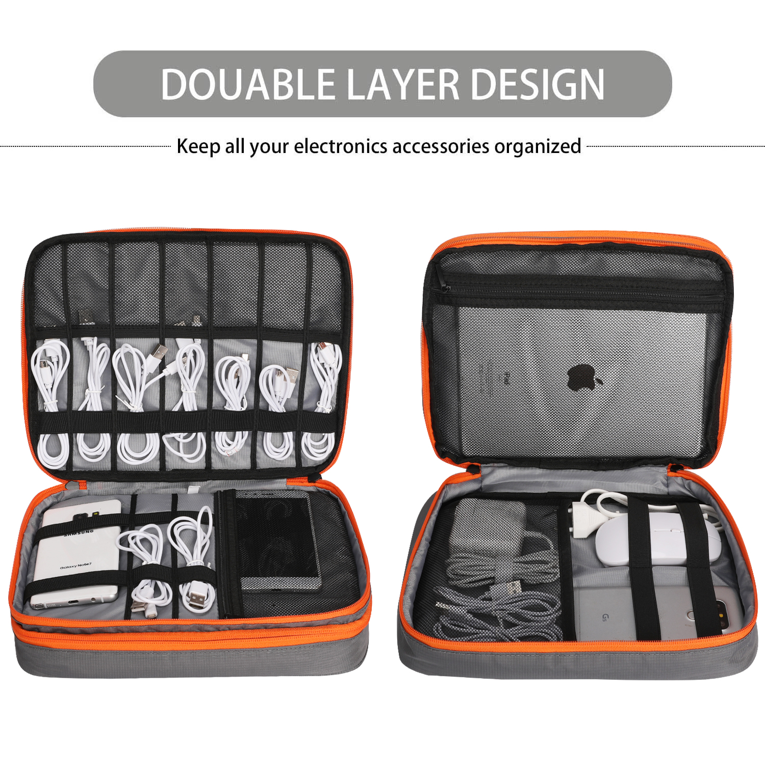 Double Layers Large Capacity T - Tech Accessories Case review and price