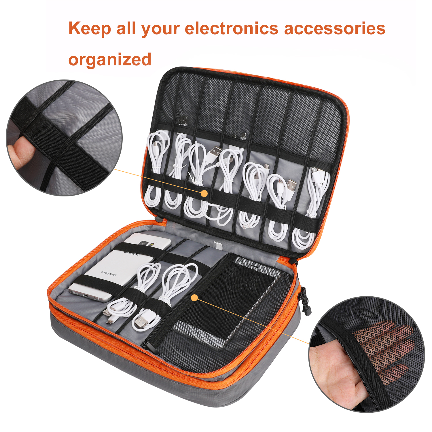 Double Layers Large Capacity T - Tech Accessories Case review and price