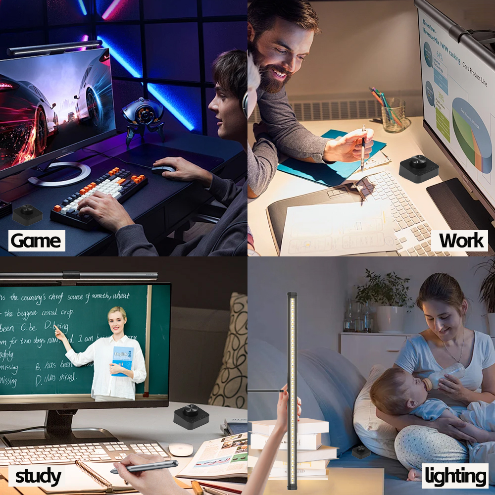 LED Eye-Care Desk Lamp Led Mon - Monitor Light Bar review and price